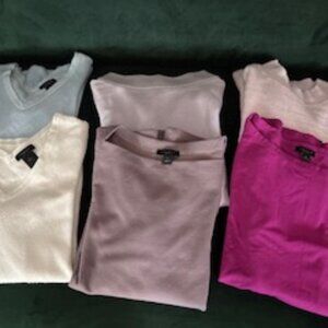 Set of 6 Ann Taylor Factory Tops SMALL